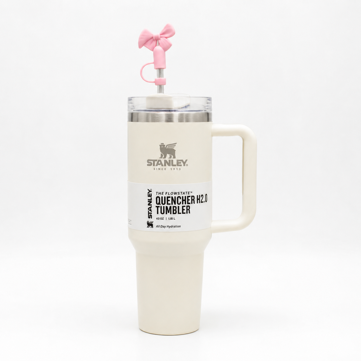 Stanley Quencher H2.0 40oz Insulated Tumbler with Bow Straw Stopper