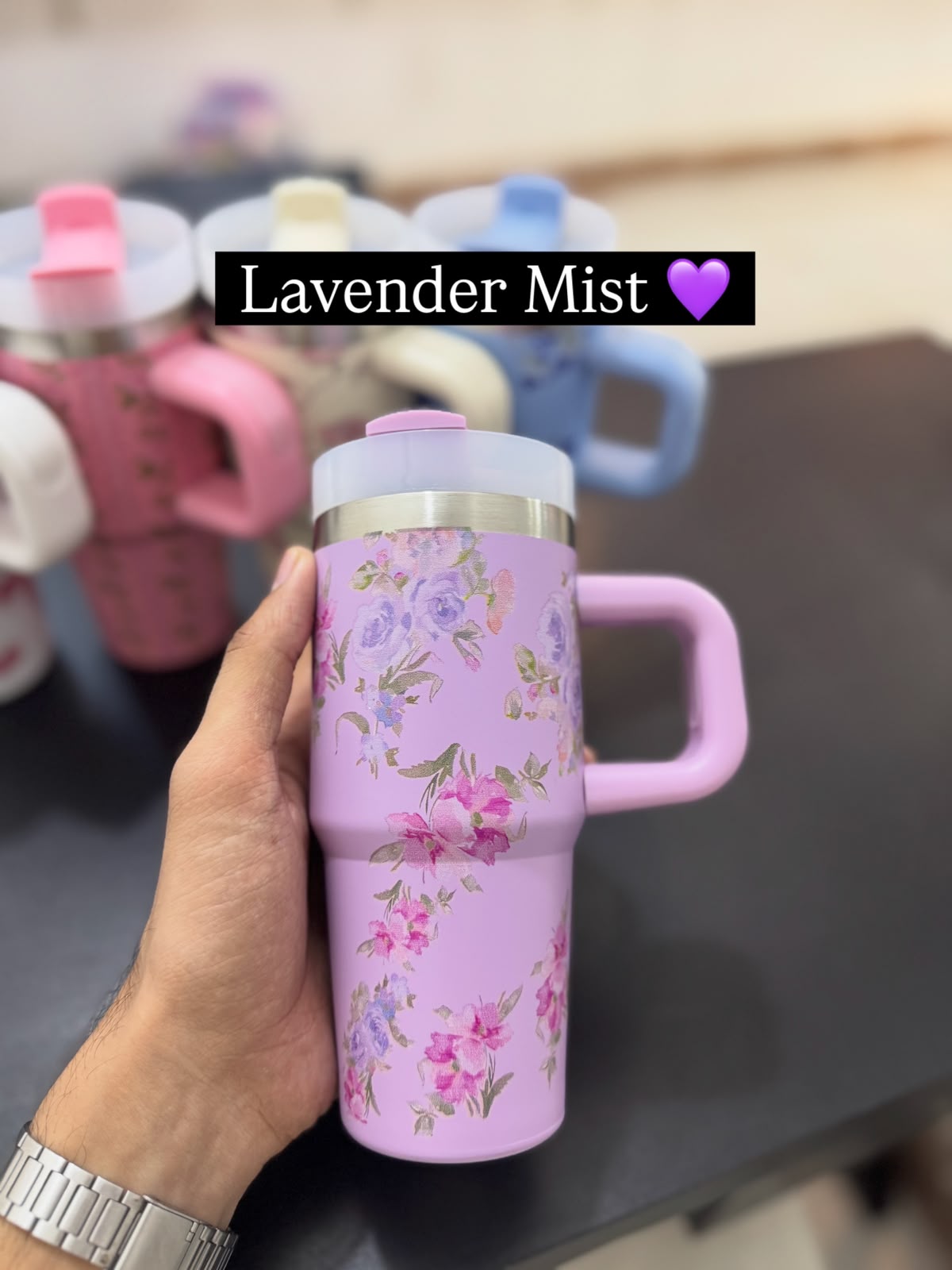 Floral Tumbler Mini 14 oz